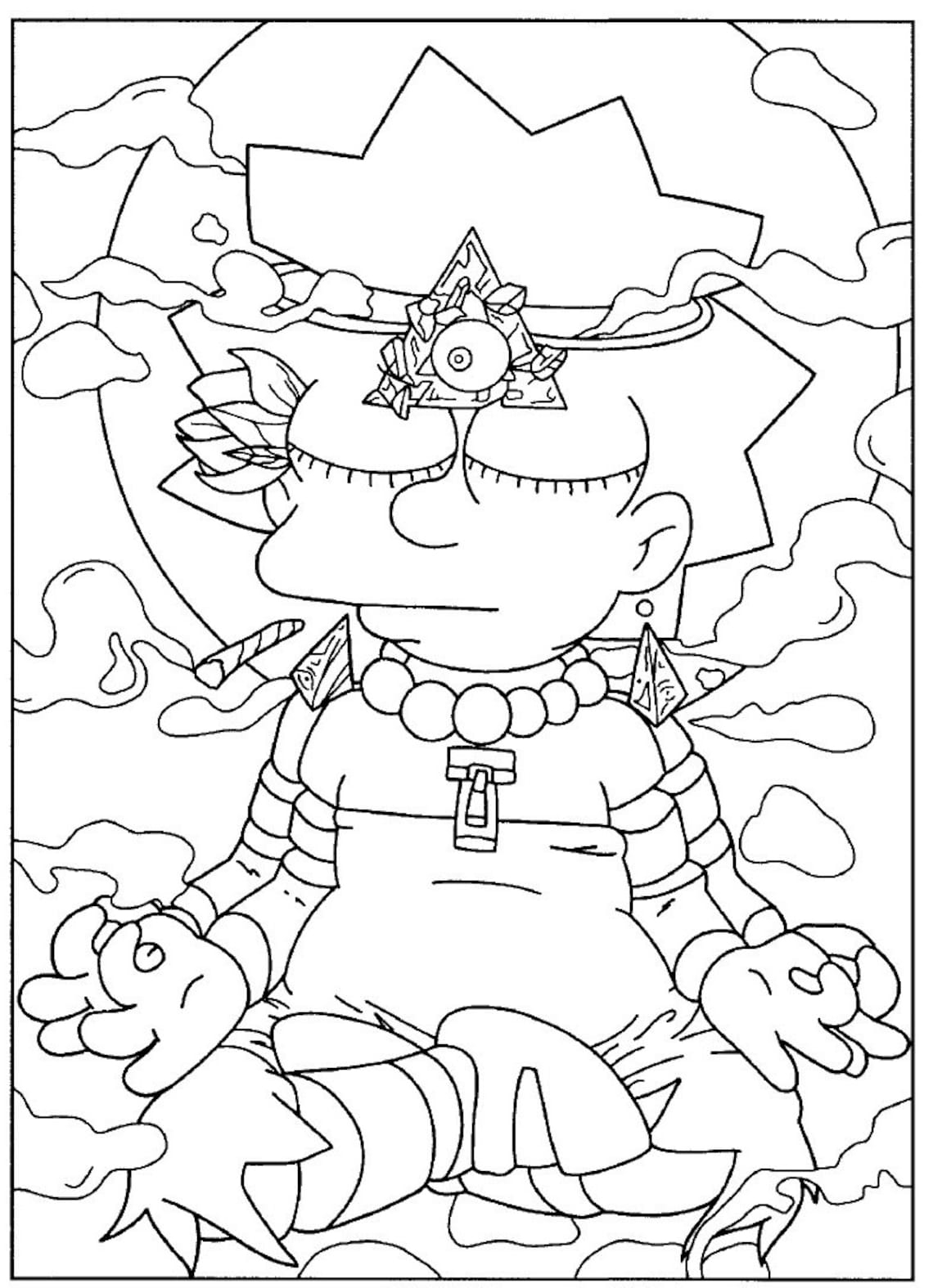 Free Printable Stoner Coloring Pages