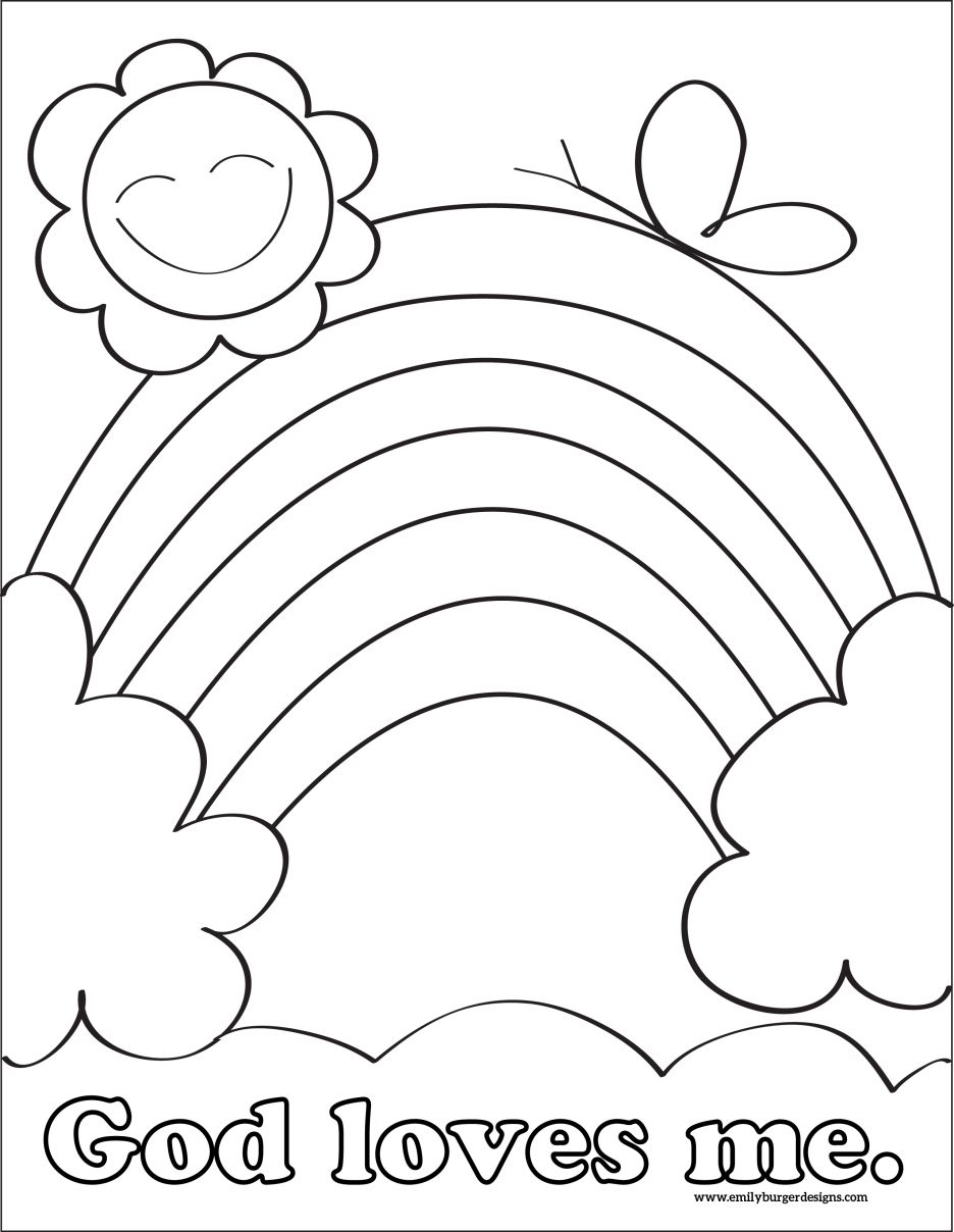 Free Printable Sunday School Coloring Pages For Preschoolers