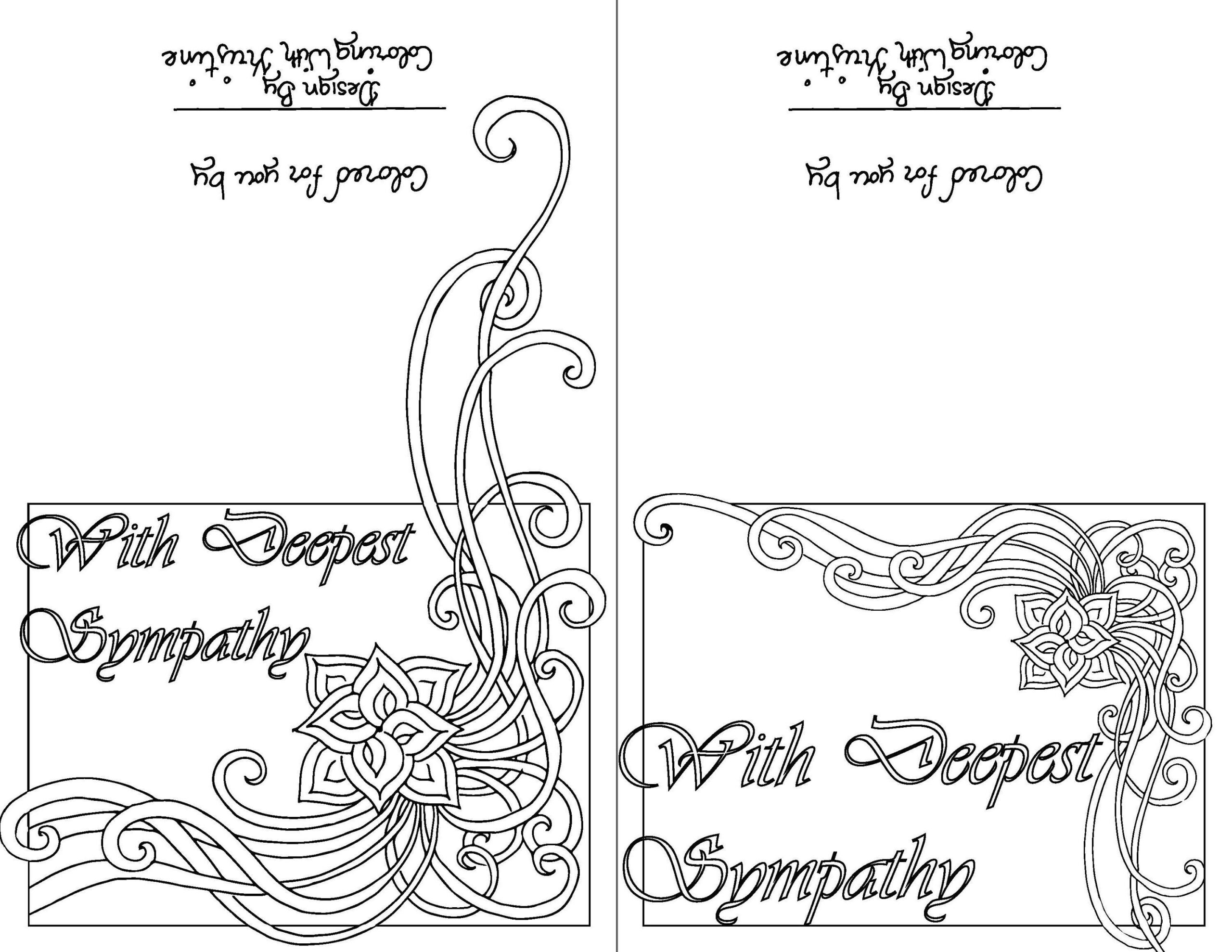 Free Printable Sympathy Coloring Pages JolietuDougherty