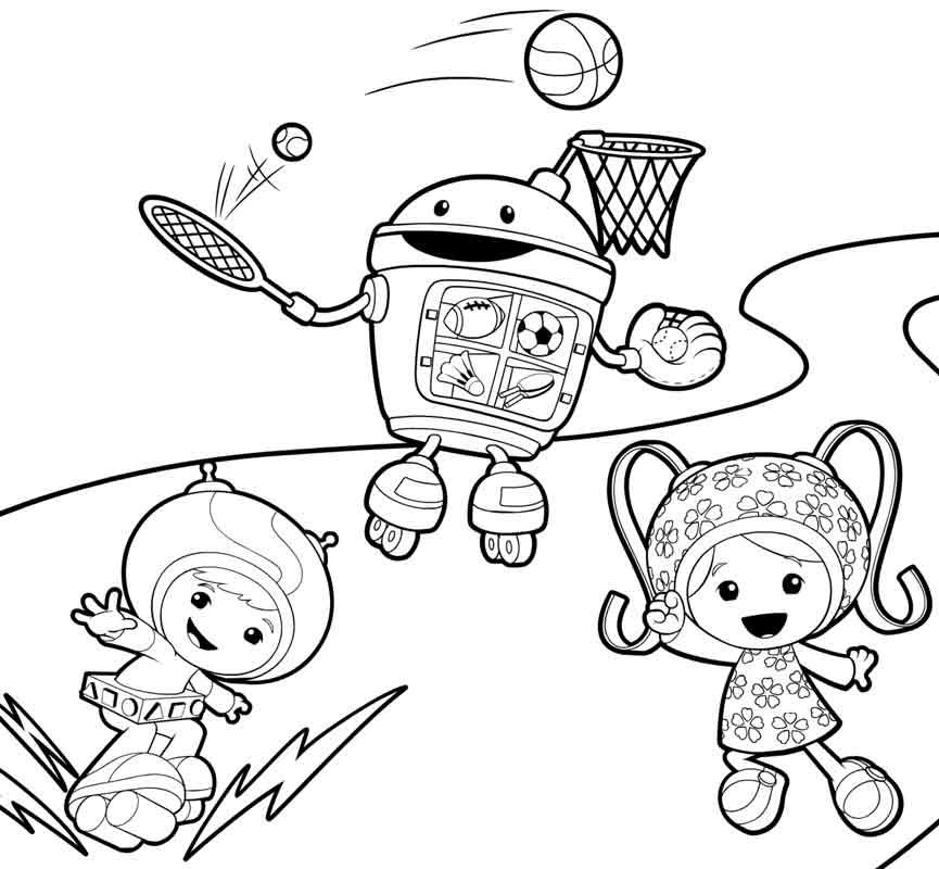 Team Umizoomi Printable Coloring Pages
