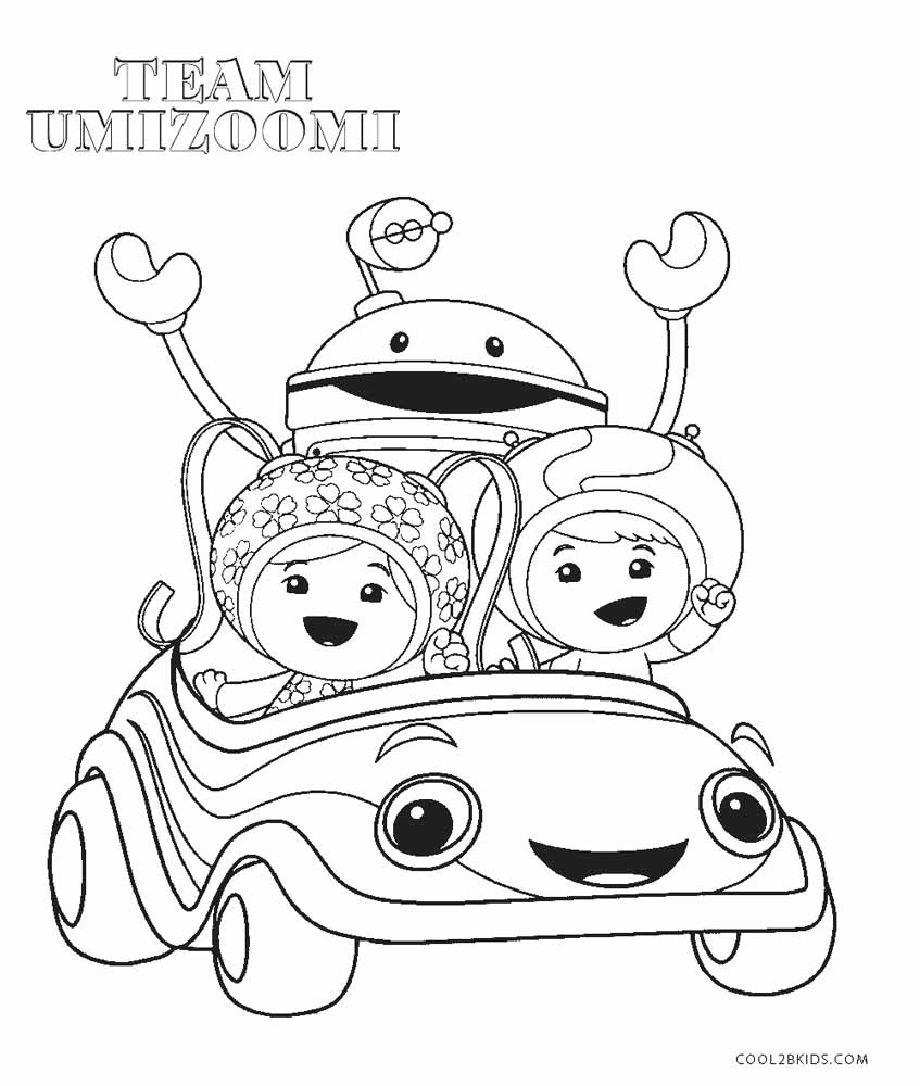 Team Umizoomi Coloring Pages Printable
