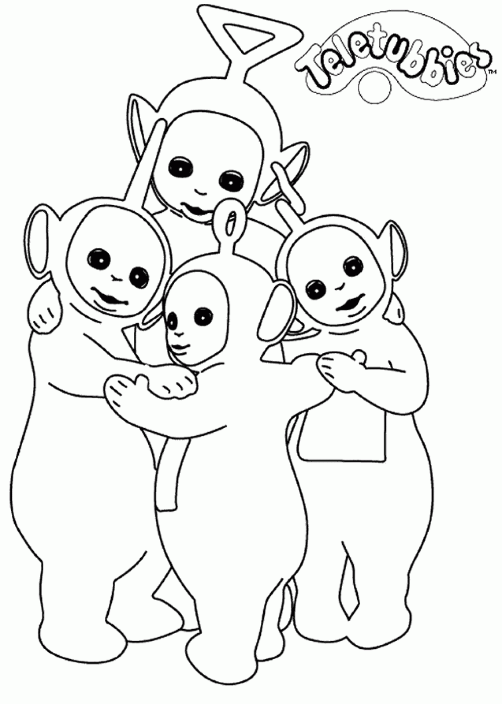 Free Printable Teletubbies Coloring Pages For Kids