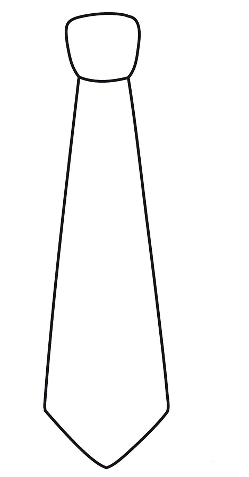 Free Printable Tie Coloring Page Sketch Coloring Page