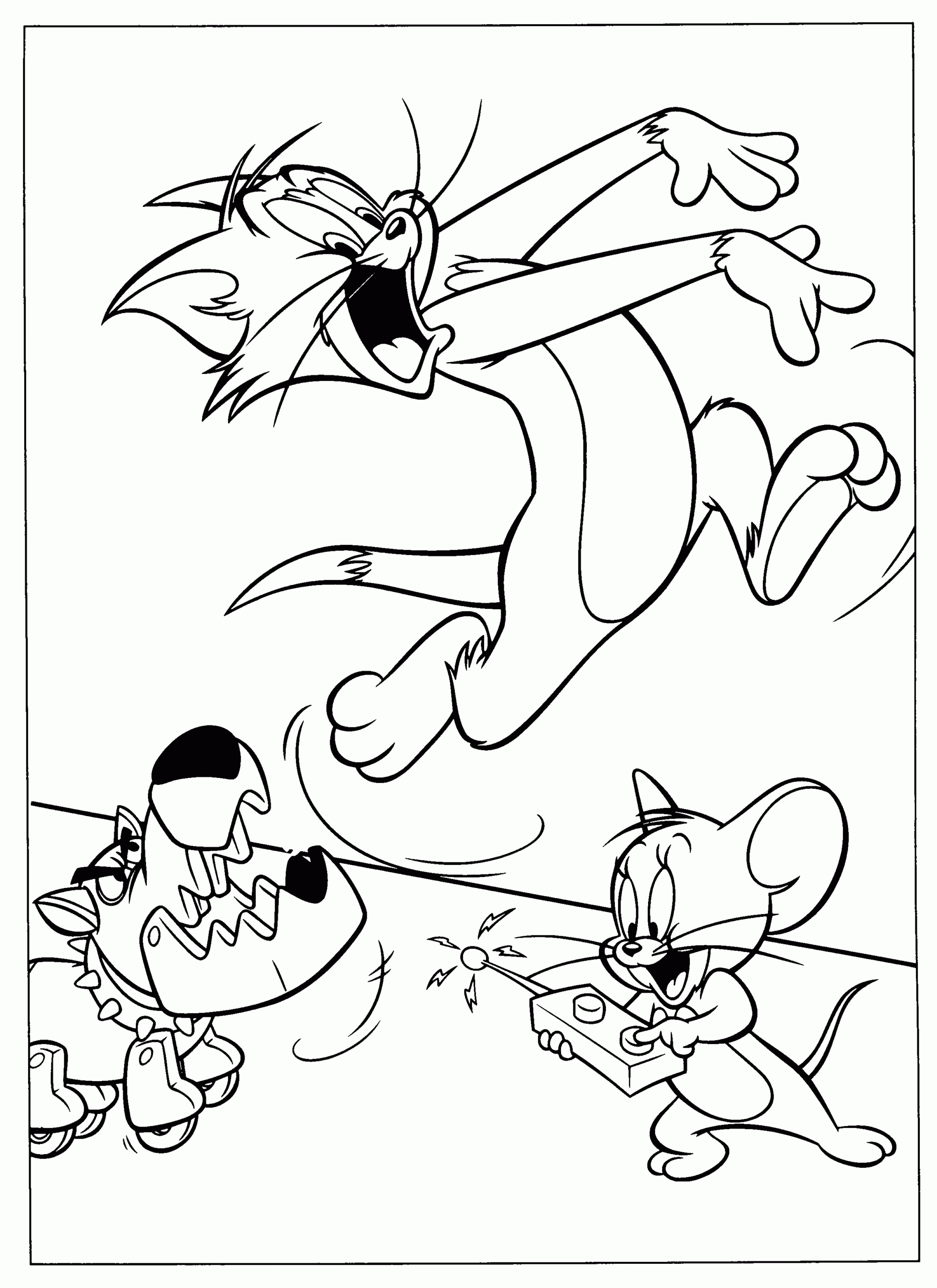 Free Printable Cartoon Coloring Pages