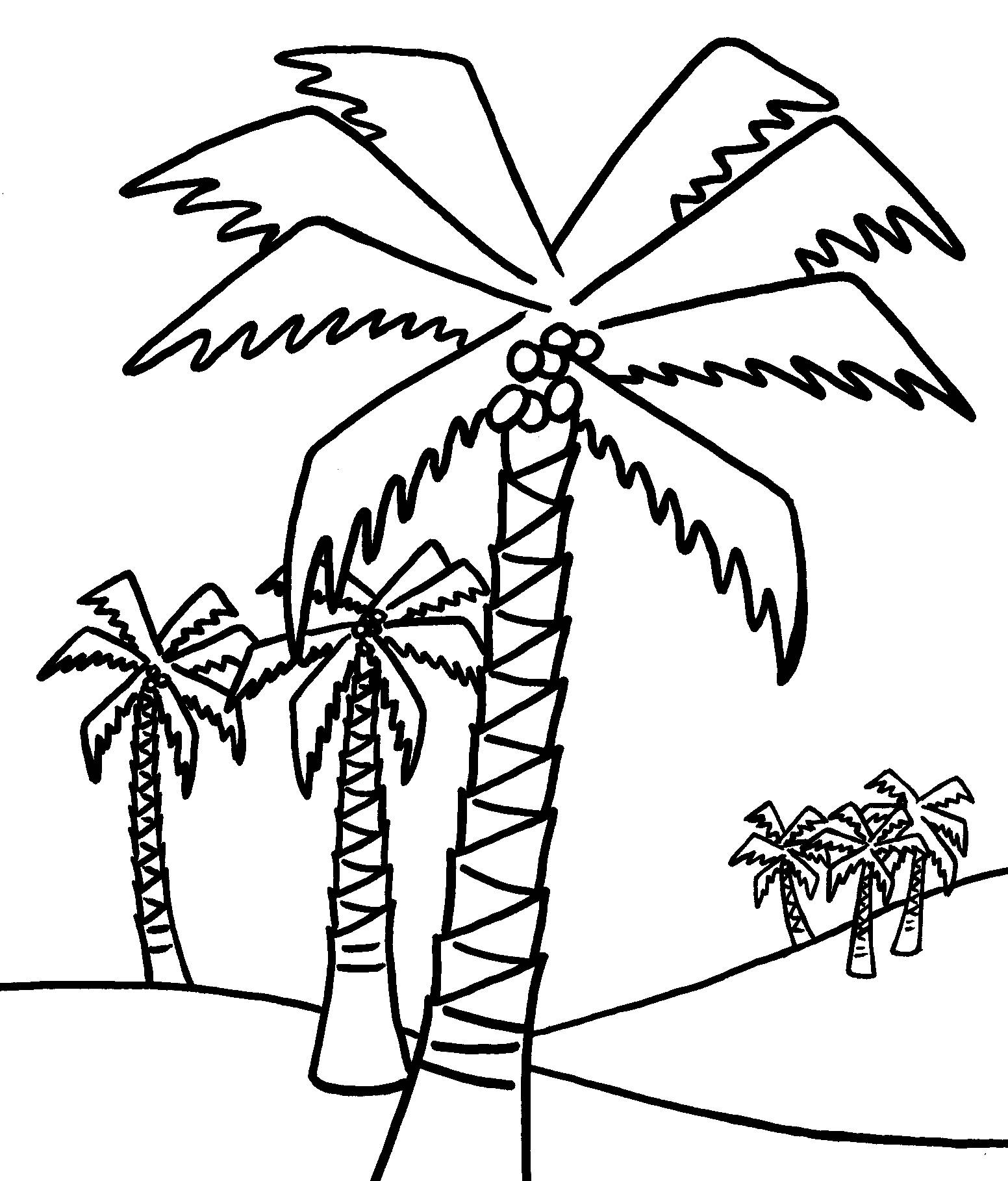 Tree Coloring Pages Free Printable