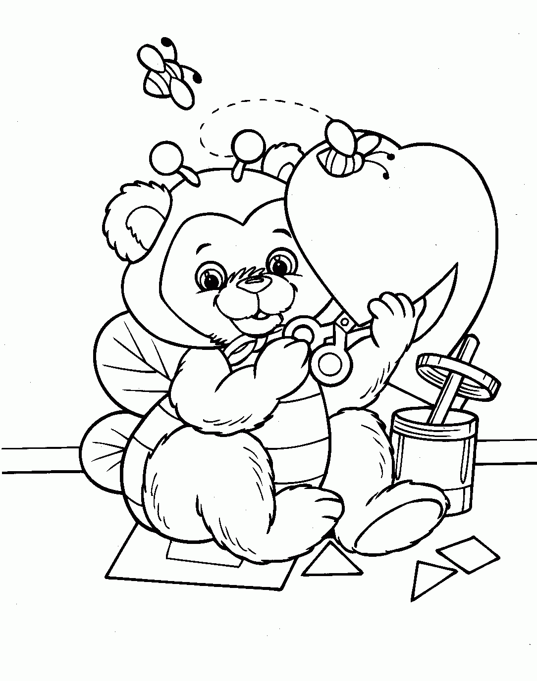 Printable Valentine Coloring Pages