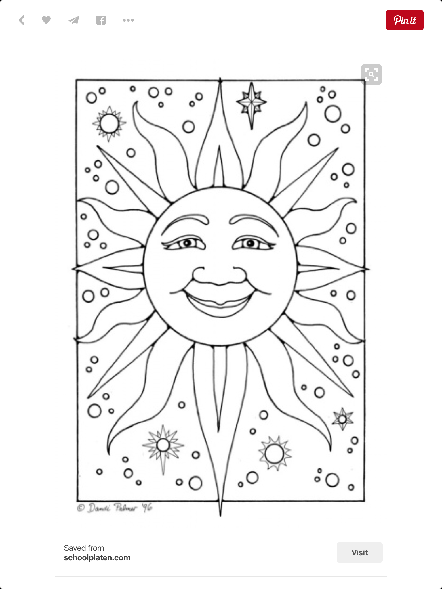 Printable Watercolor Coloring Pages