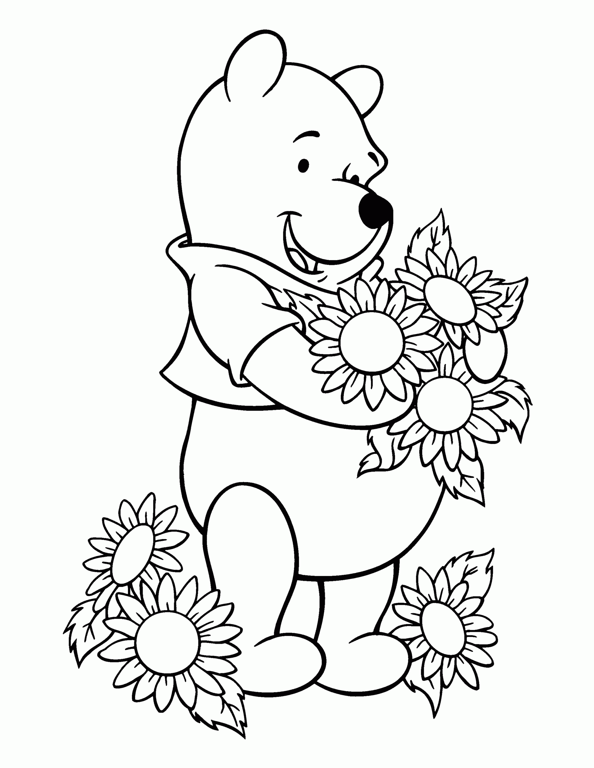 Printable Coloring Pages Pooh