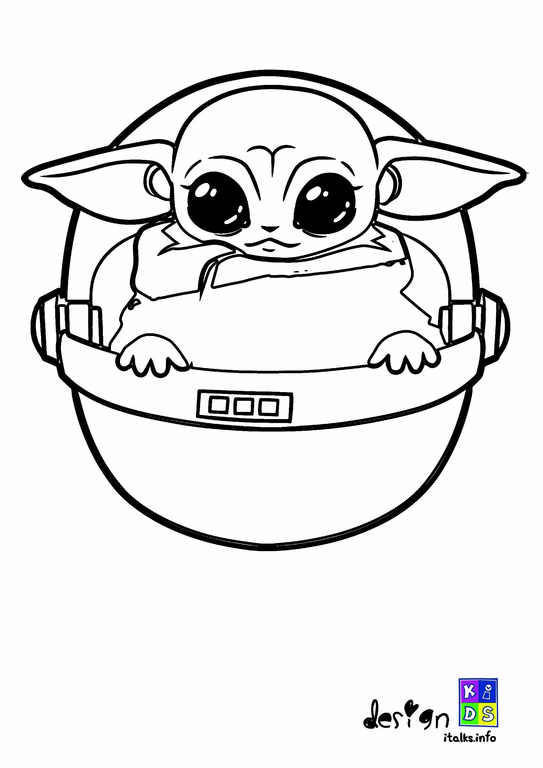 Free Printable Yoda Coloring Pages