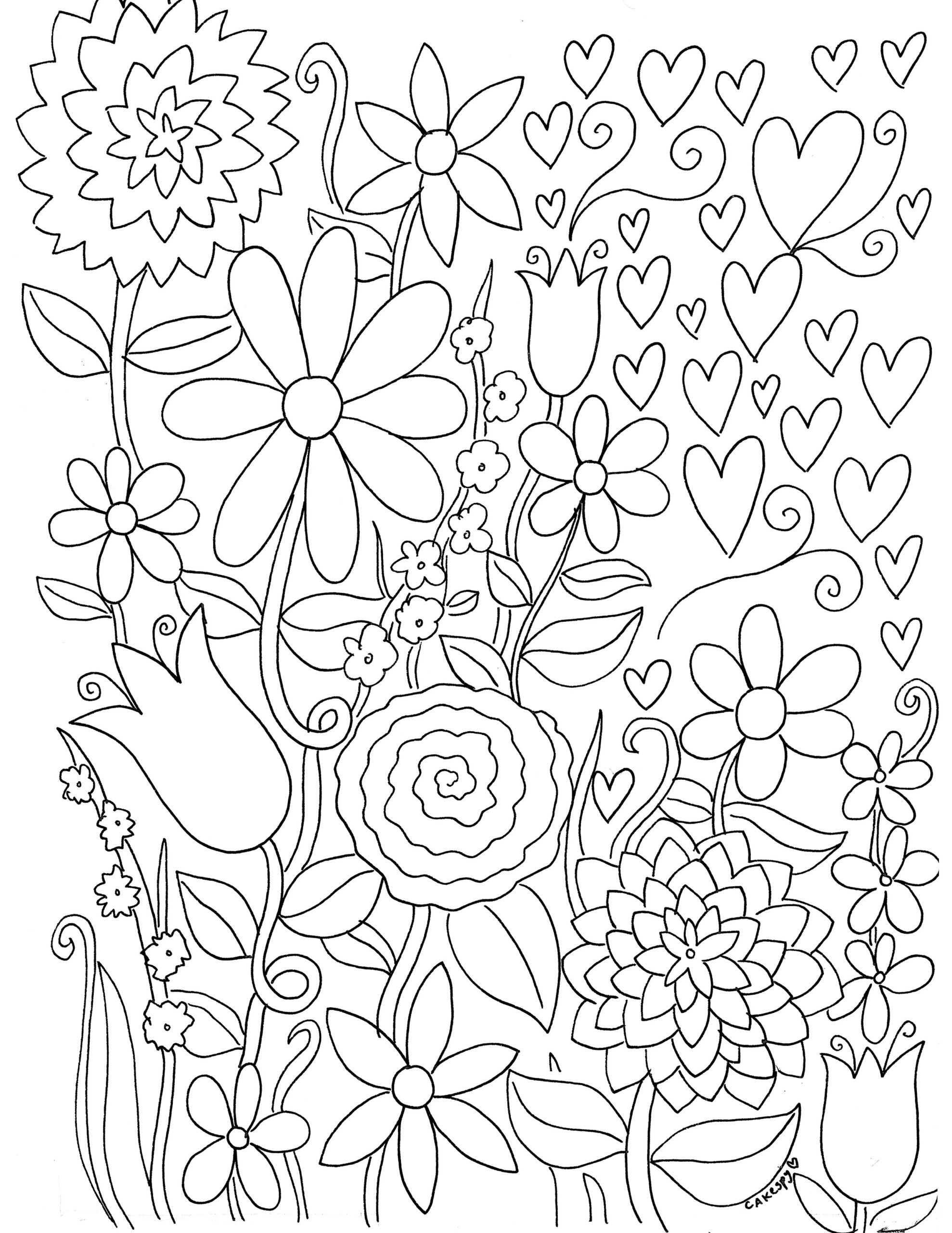 Stress Relief Printable Coloring Pages