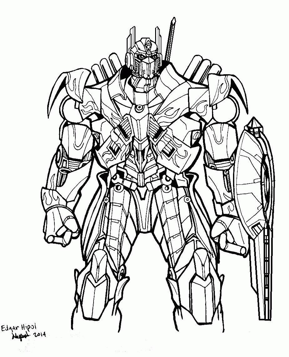Free Transformer Optimus Prime Coloring Pages Download Free Transformer Optimus Prime Coloring