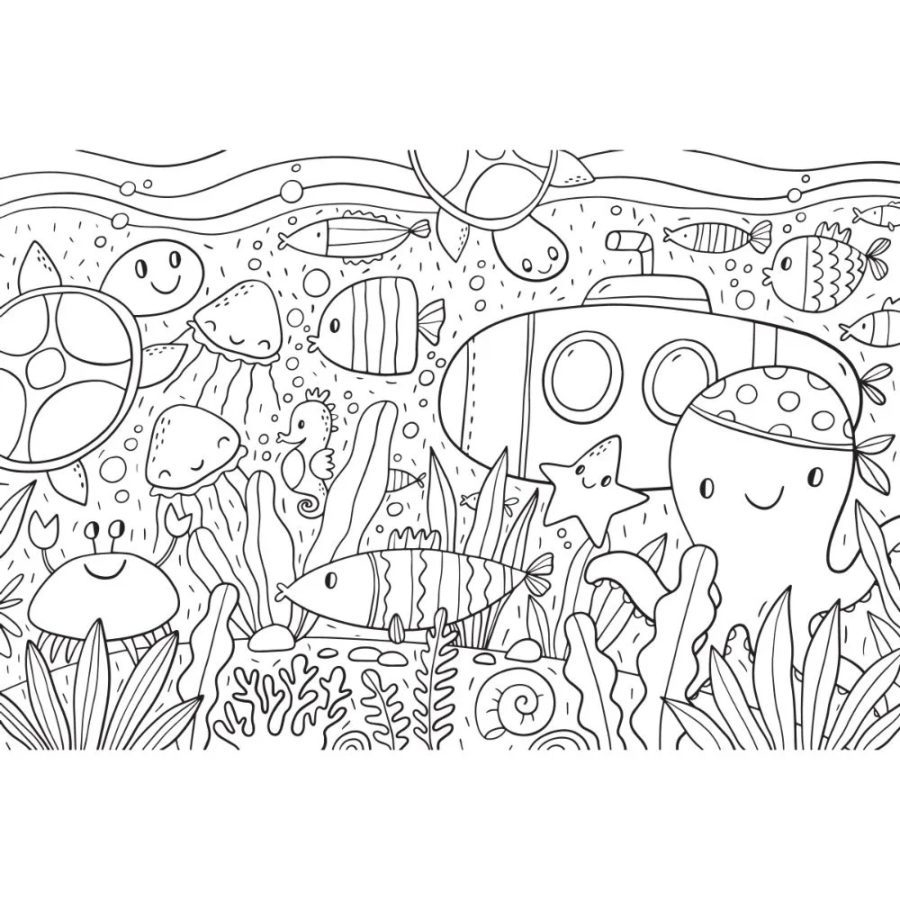 Fresh Water Animals Coloring Pages Pdf Book For Kids