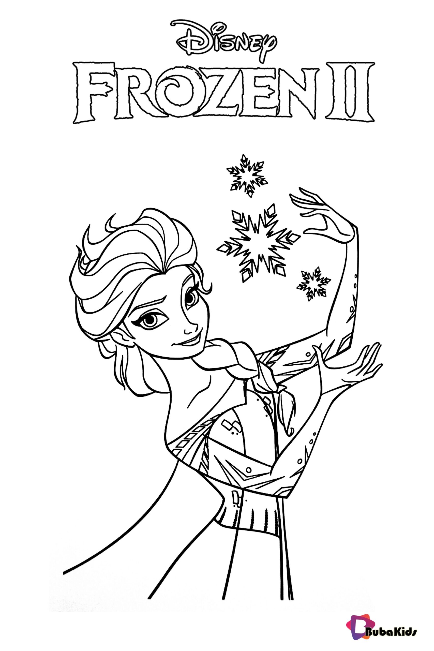 Frozen 2 Printable Coloring Pages