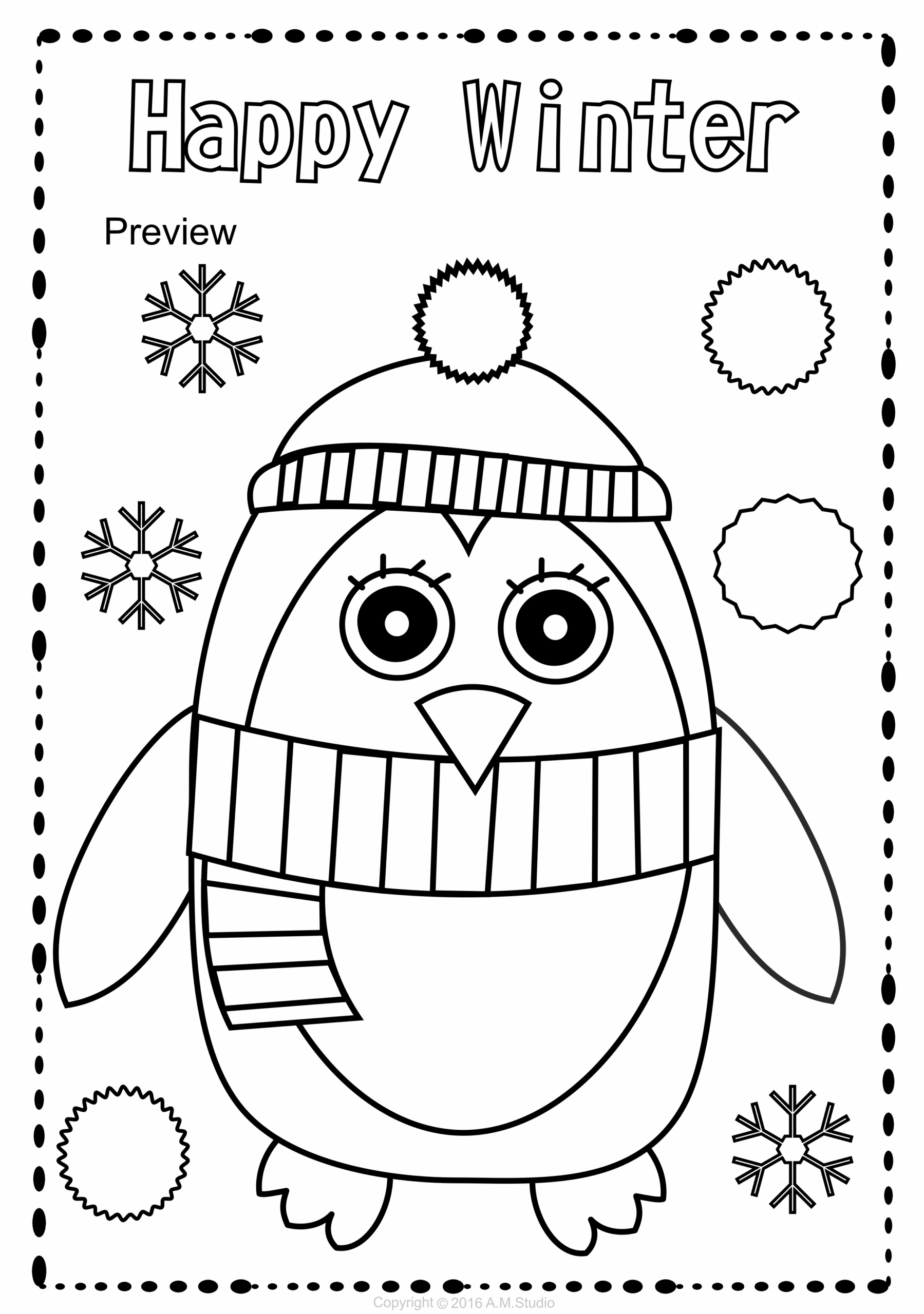 Fun And Interactive Winter Coloring Pages For Preschoolers Love Coloring