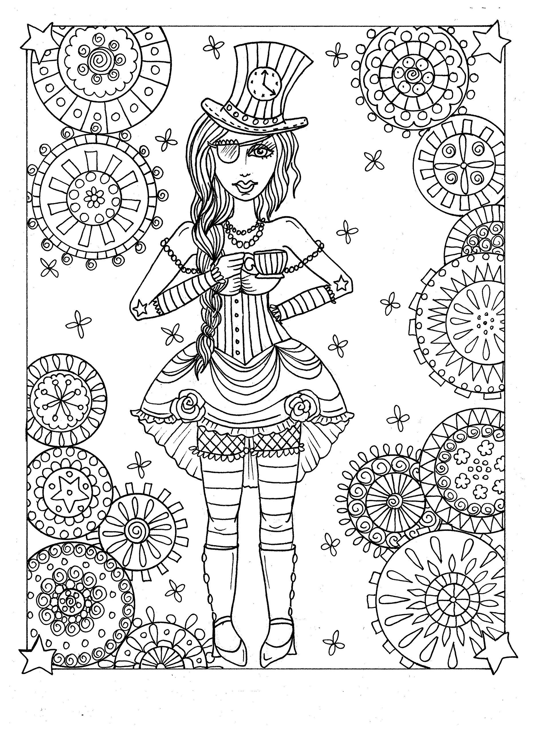 Funky Coloring Pages To Print Pietercabe
