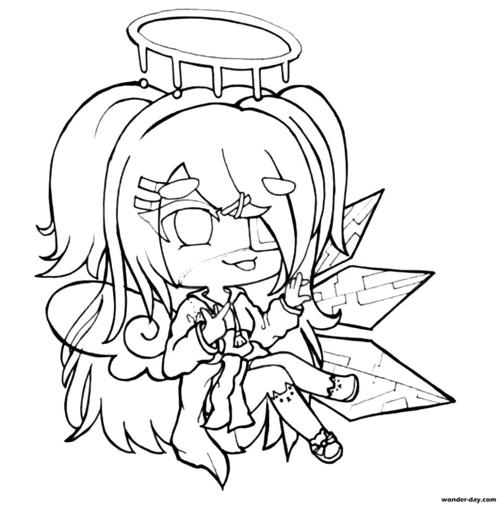 Gacha Club Coloring Pages Printable