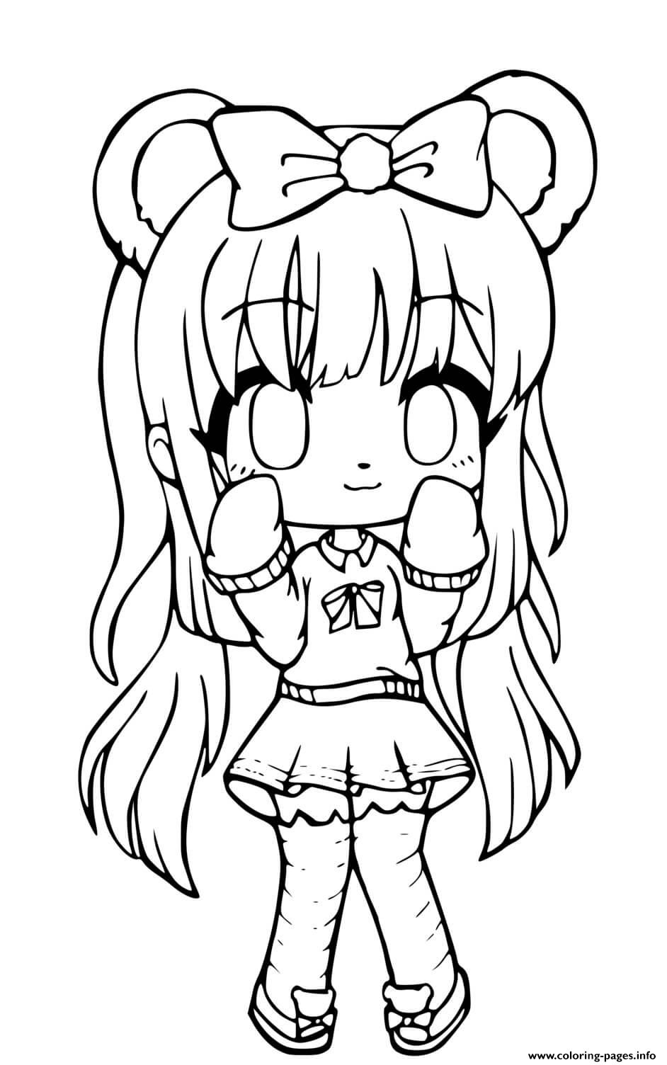 Gacha Club Coloring Pages Printable Prntbl Concejomunicipaldechinu Gov Co
