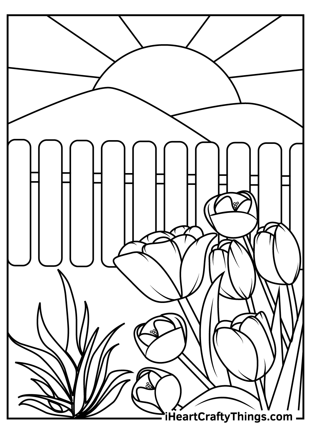 Garden Coloring Pages Updated 2021