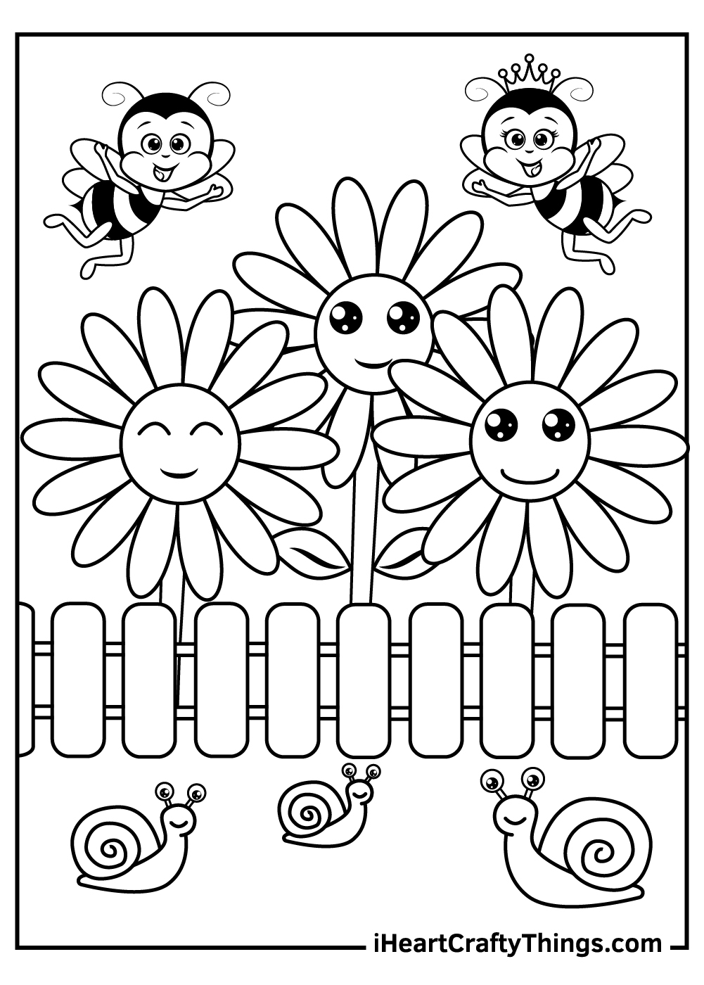 Free Printable Garden Coloring Pages