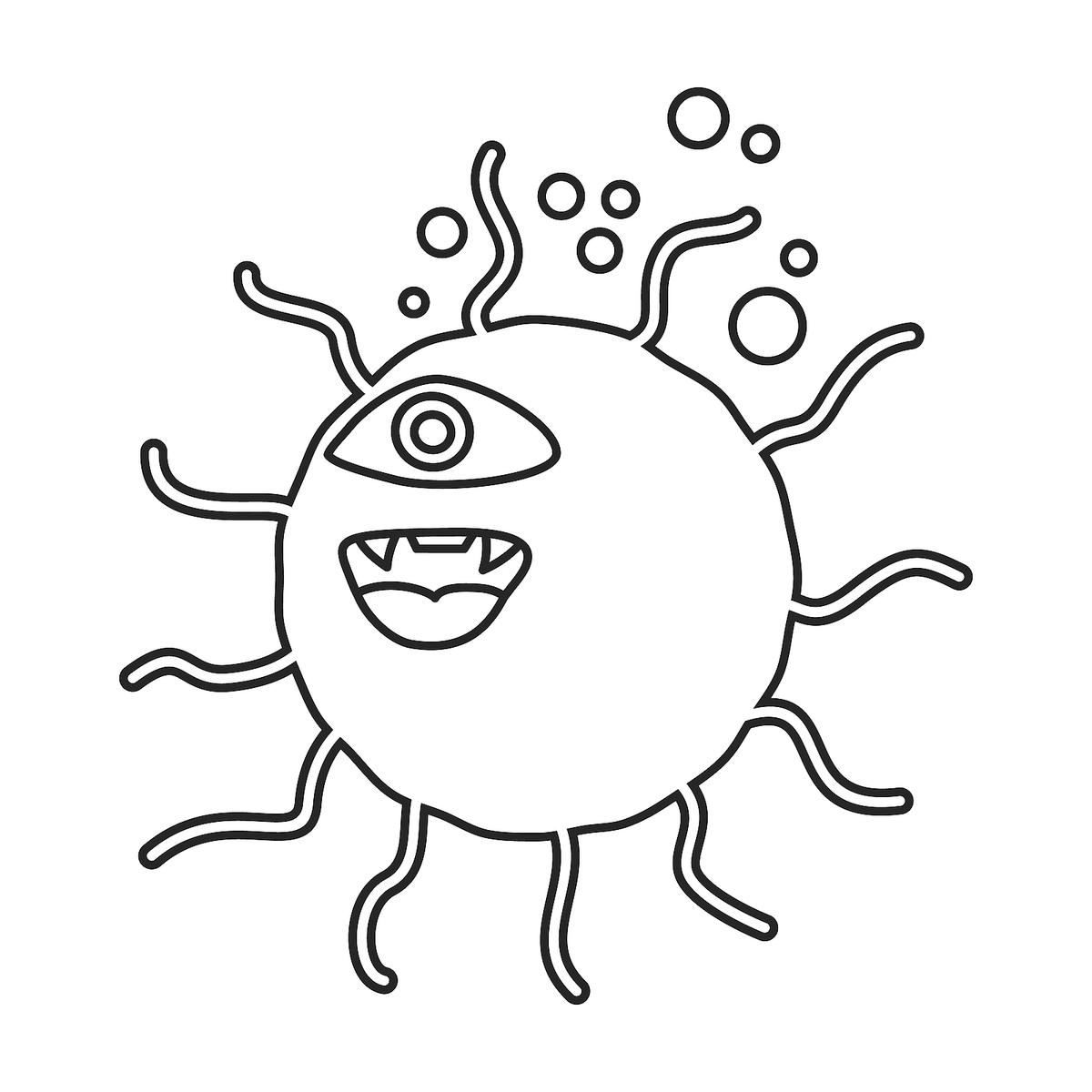 Germ Pages Coloring Pages