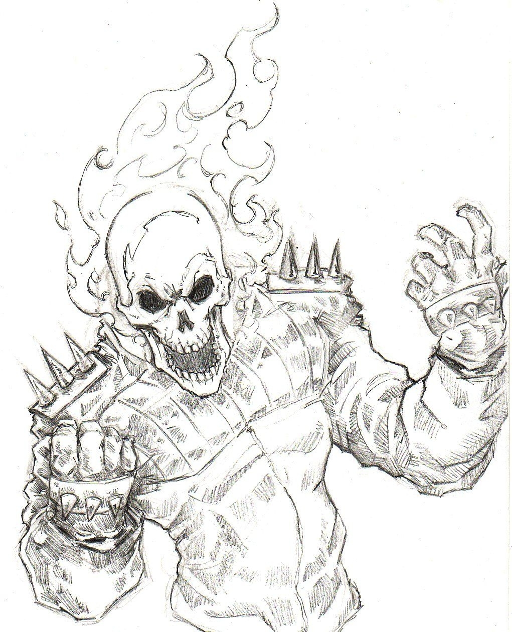 Ghost Rider Coloring Pages Marvel Heroes Phreek Coloring Pages Free Printable Ghost Rider