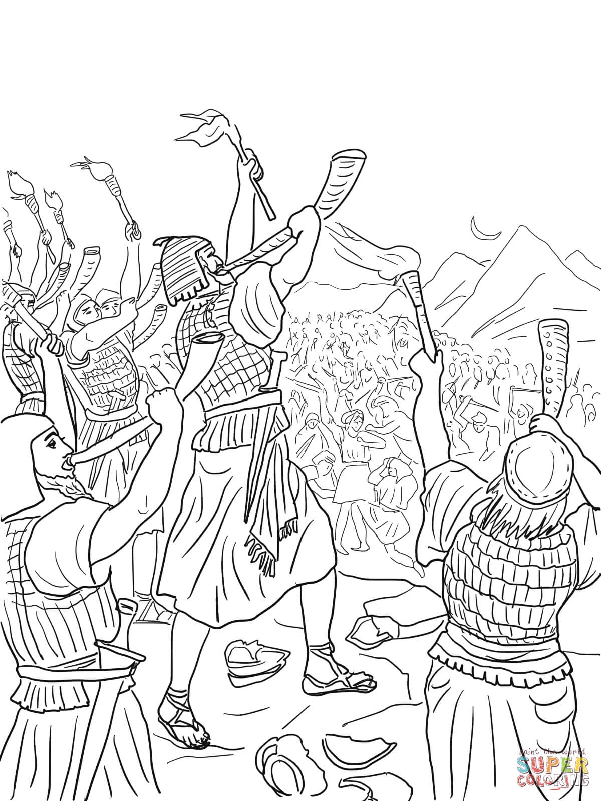 Free Printable Coloring Pages Gideon
