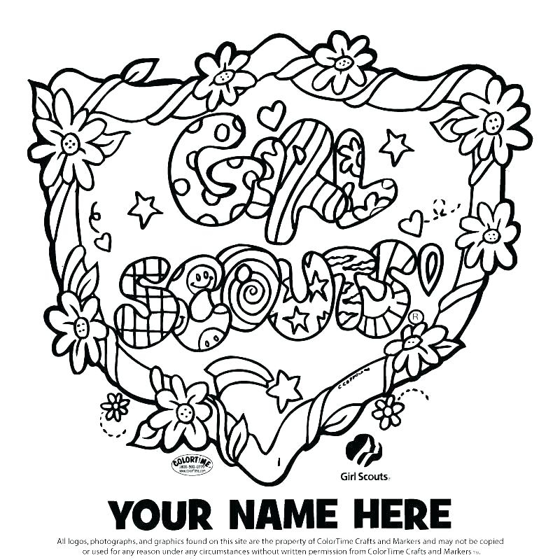 Girl Scout Coloring Pages Printable At GetColorings Free Printable Colorings Pages To