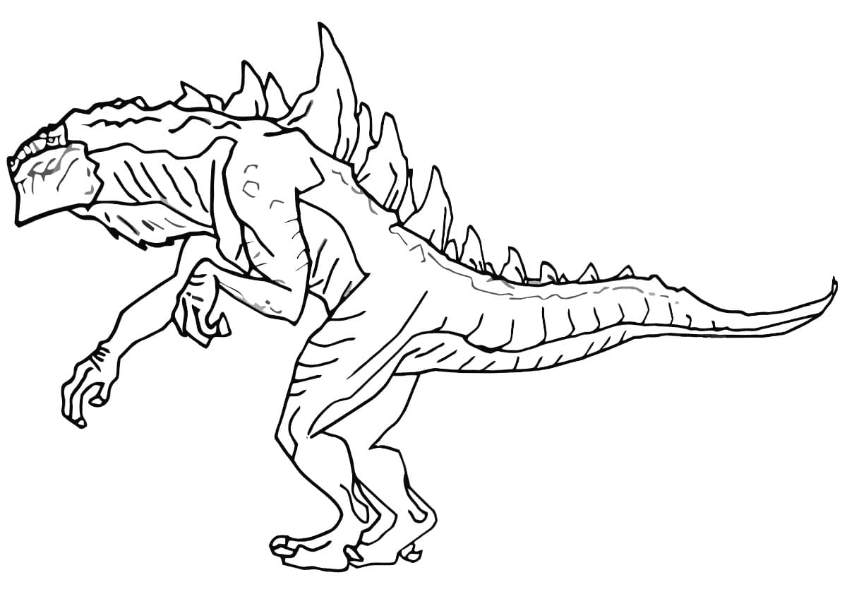 Godzilla Free Coloring Printable Pages Colorpages