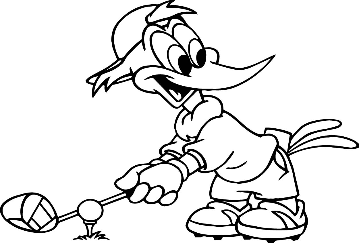 Golf Coloring Pages Printable