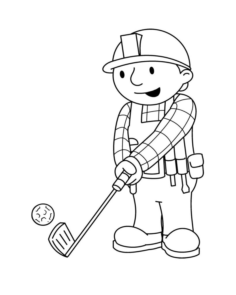 Golf Coloring Pages Best Coloring Pages For Kids