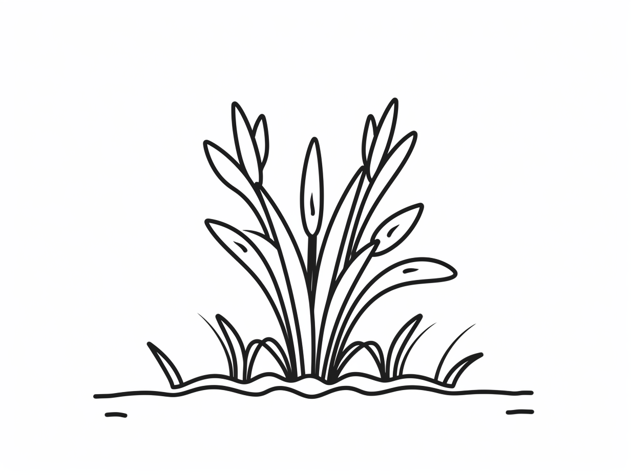Free Printable Grass Coloring Pages