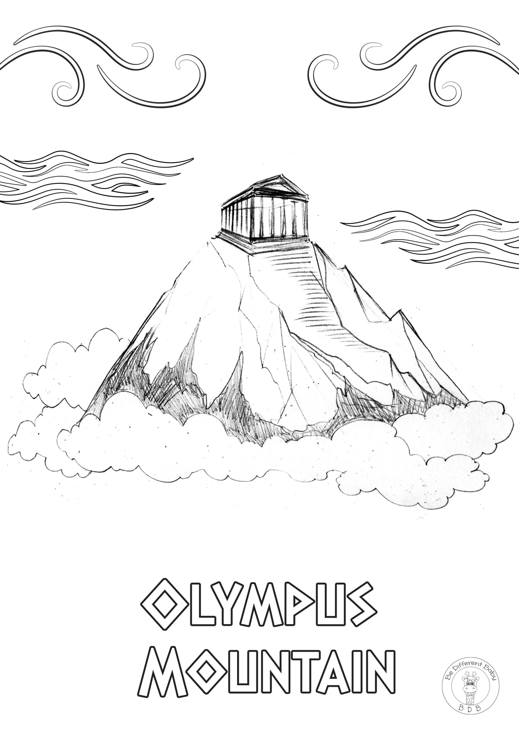 Greek Mythology Coloring Pages If You And Your Children Love Greek Mythology This Is A Must Have