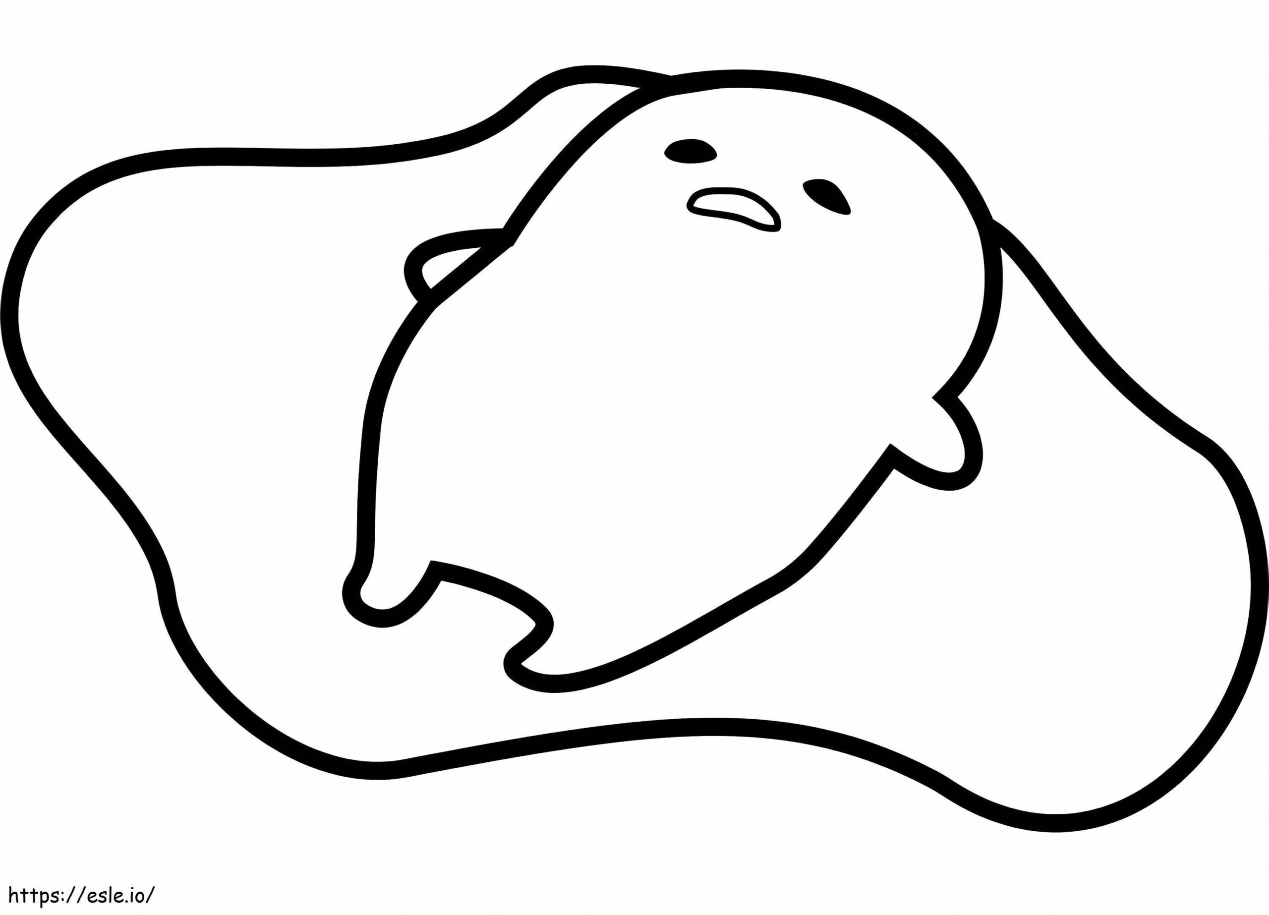 Gudetama Coloring Pages Printable