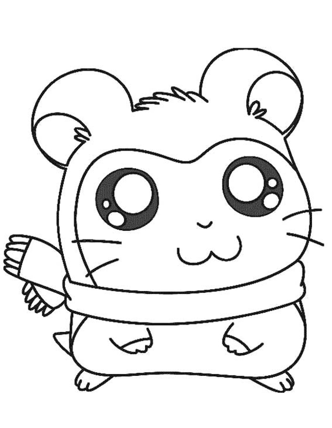 Printable Coloring Pages Guinea Pigs