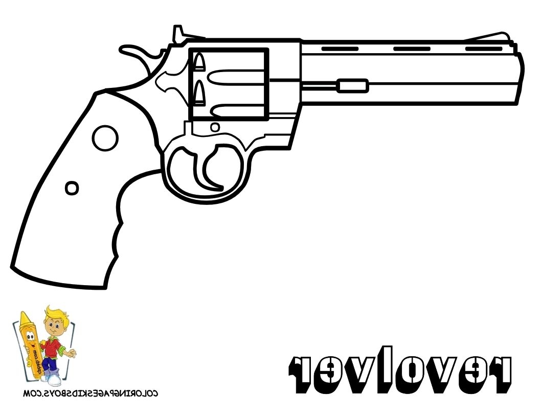 Gun Coloring Pages