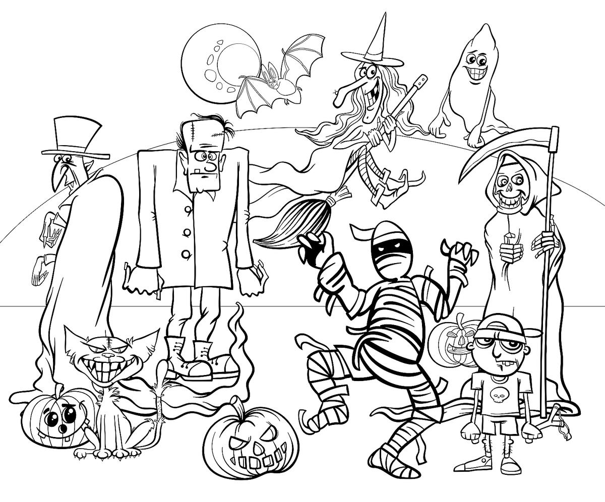 Halloween Coloring Pages 10 Free Spooky Printable Activities For Kids Printables 30Seconds Mom