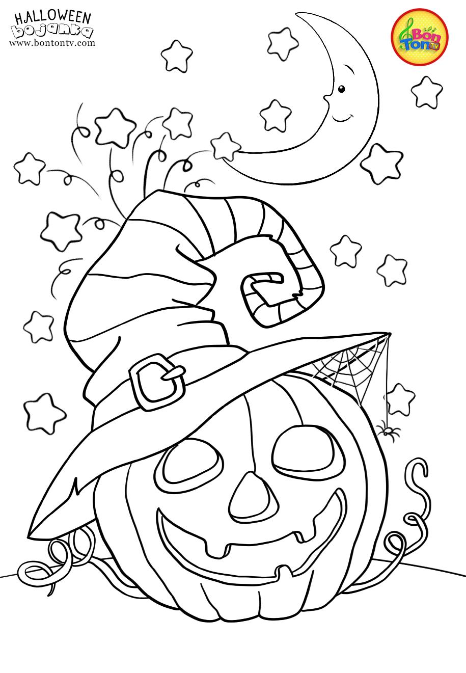 Halloween Coloring Pages For Kids Free Preschool Printables No Vje Tica Free Halloween