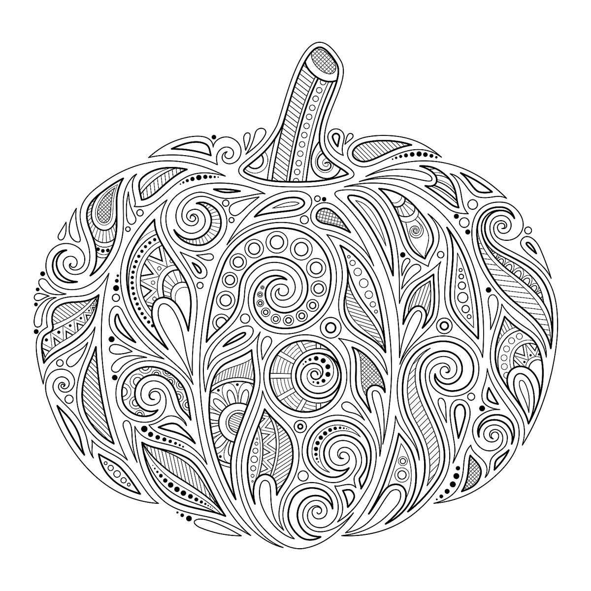 Adult Halloween Printable Coloring Pages