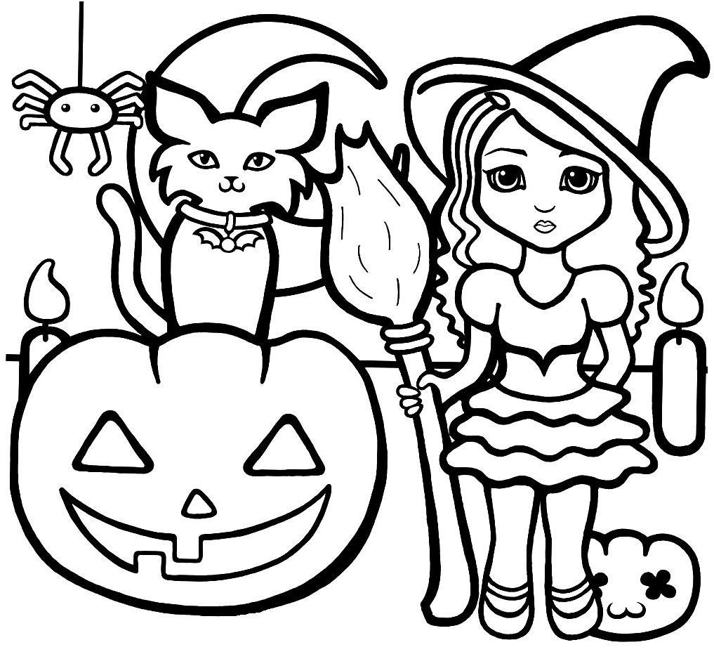 Free Coloring Pages Halloween Printable