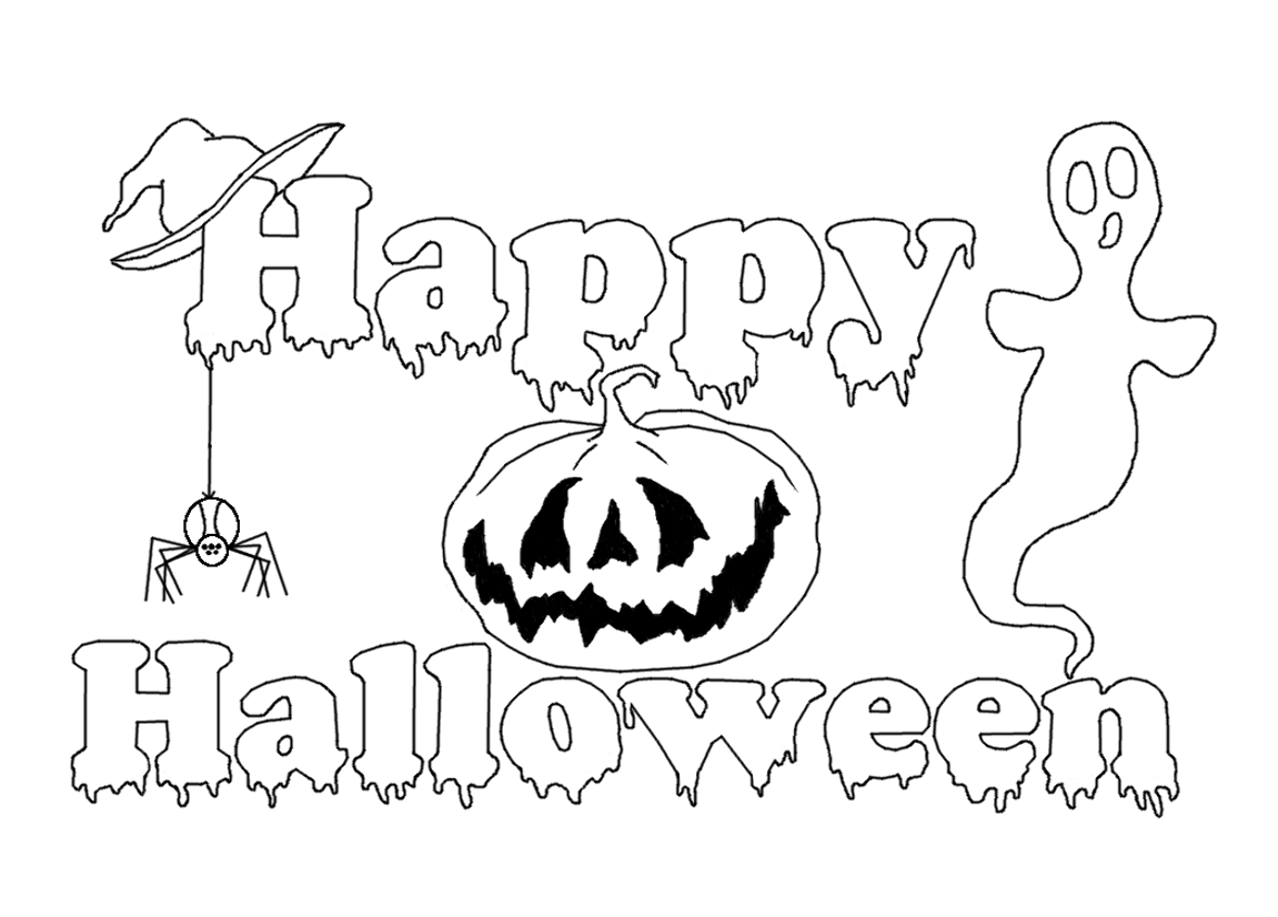 Happy Halloween Pumpkin Coloring Pages At GetColorings Free Printable Colorings Pages To