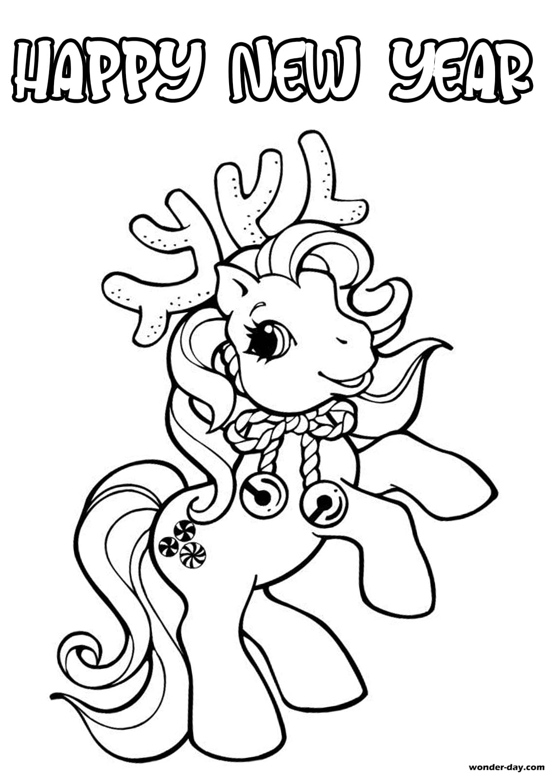 Happy New Year Coloring Pages Print For Free WONDER DAY Coloring Pages For Children And Adults