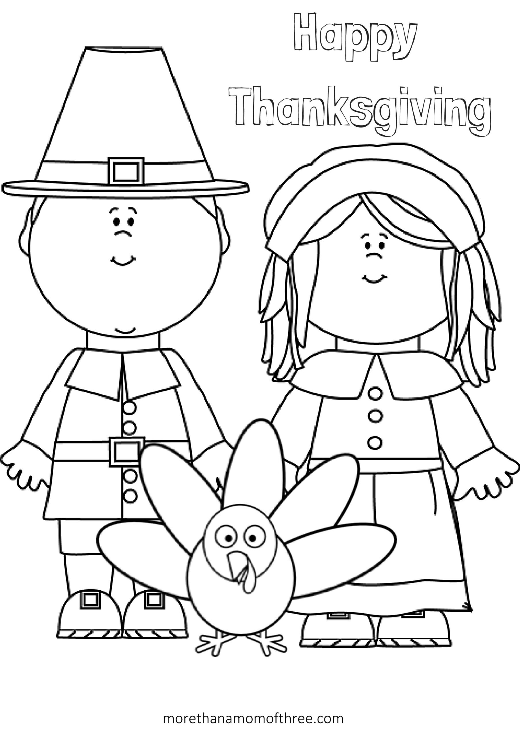 Printable Coloring Pages For Thanksgiving