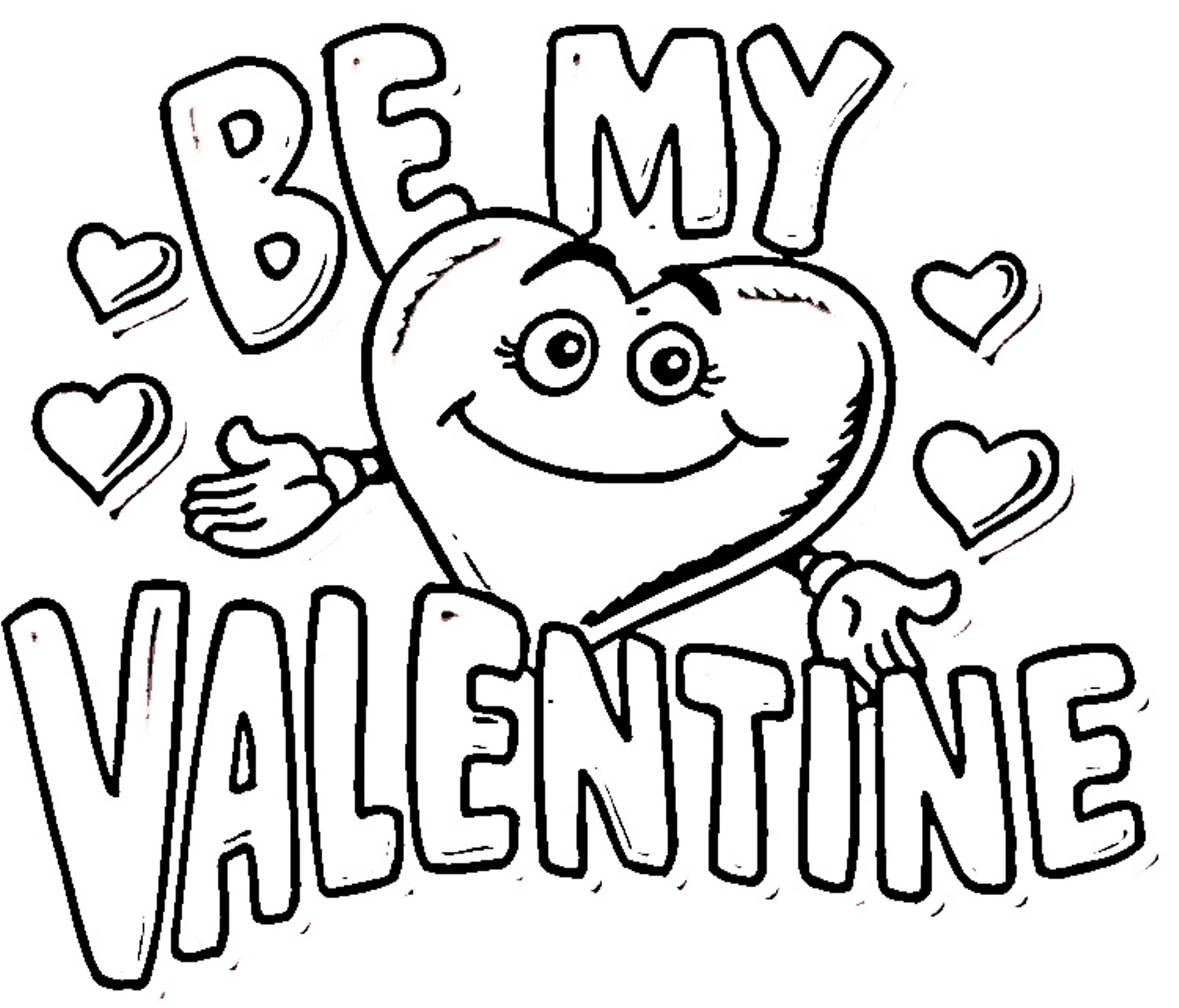 Printable Valentines Day Coloring Pages