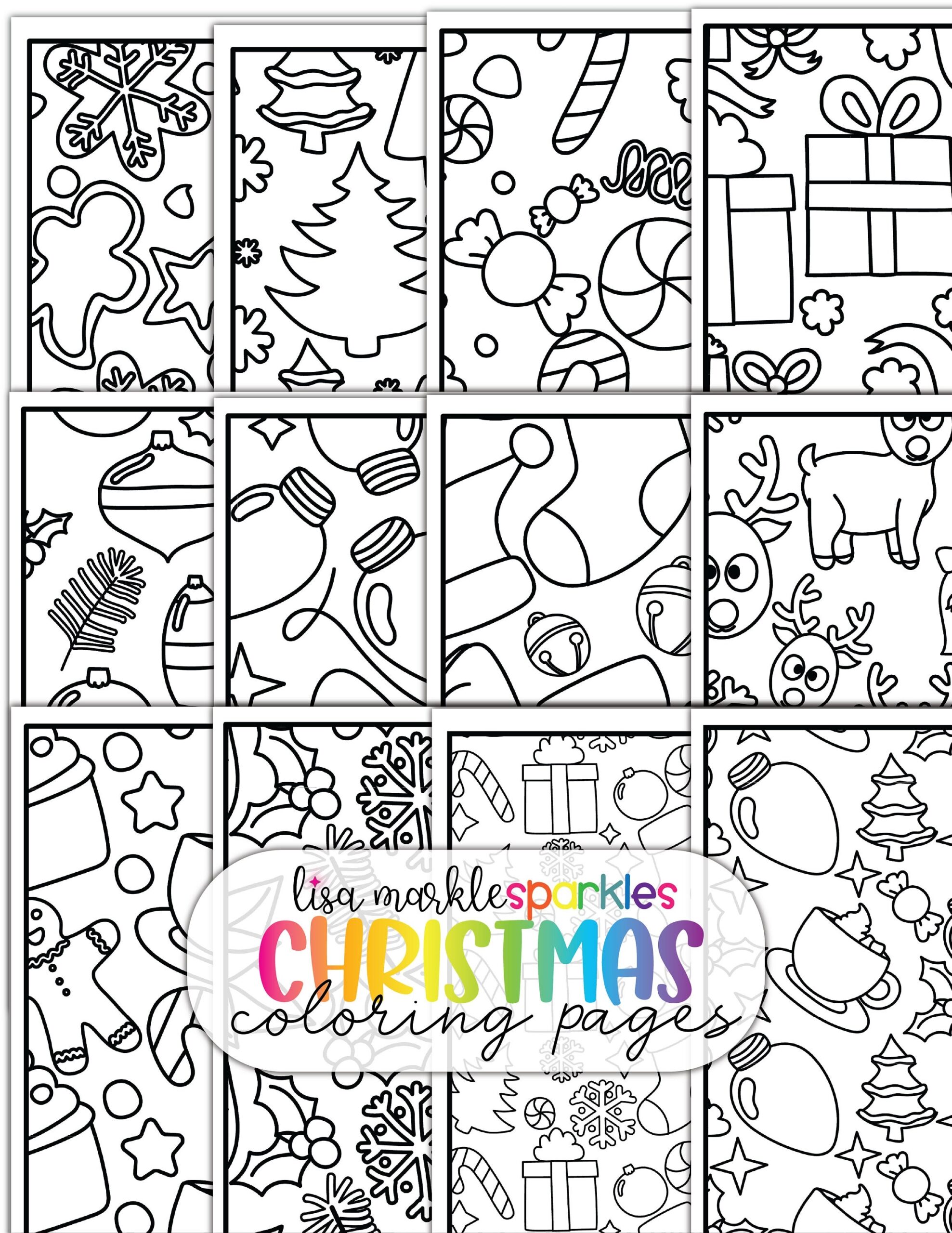 Hard Christmas Coloring Pages Printables