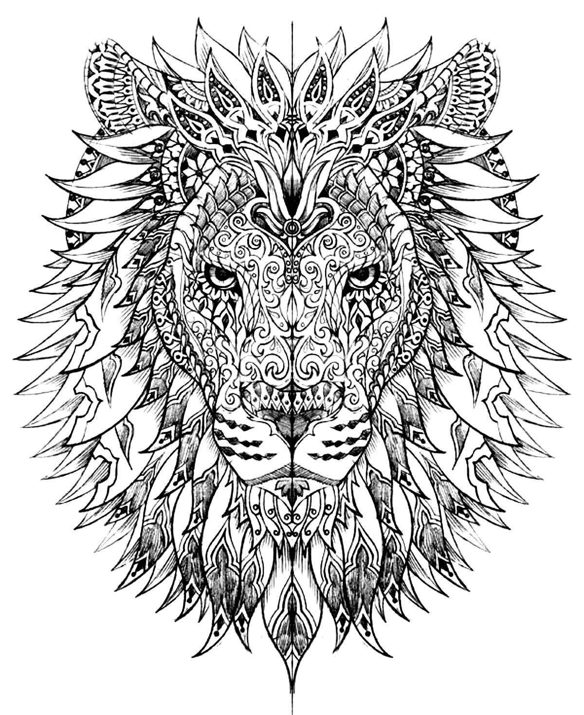 Hard Printable Coloring Pages