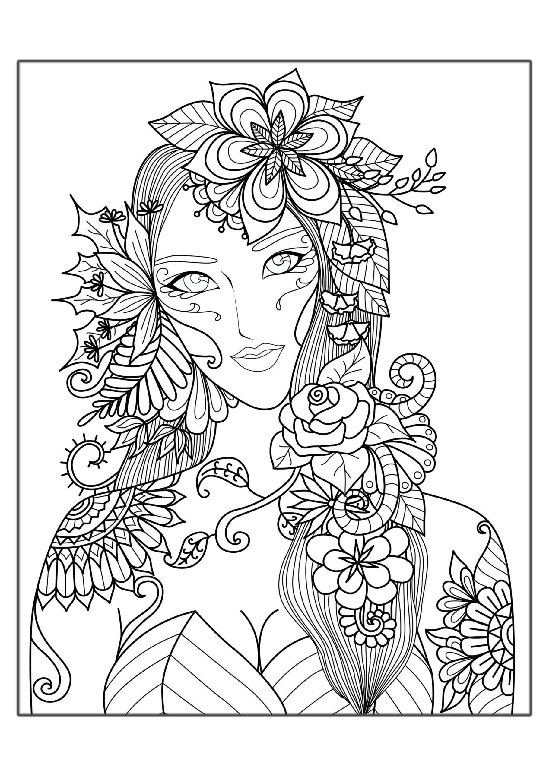 Hard Coloring Pages Printable