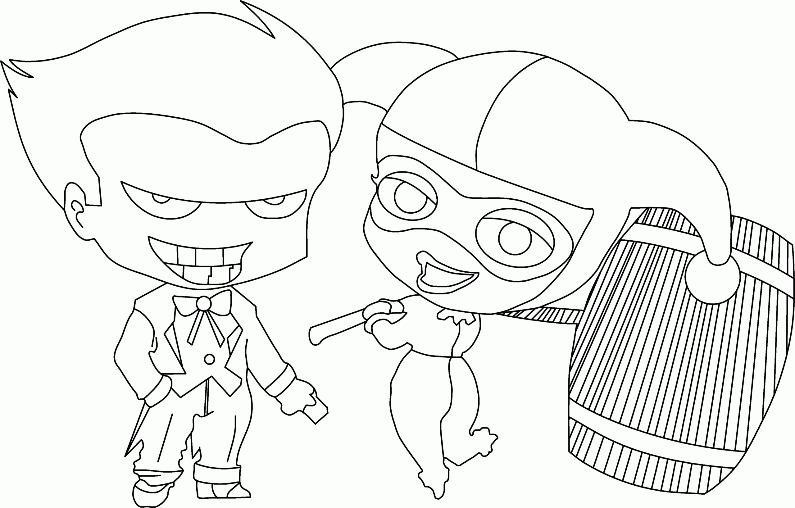 Harley Quinn Coloring Pages To Download And Print For Free Coloring Home