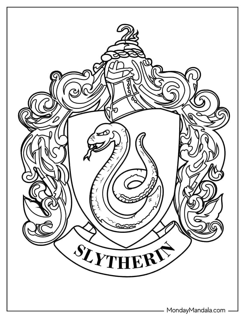 Harry Potter Coloring Pages 49 Free Printable Coloring Sheets For Kids Artofit