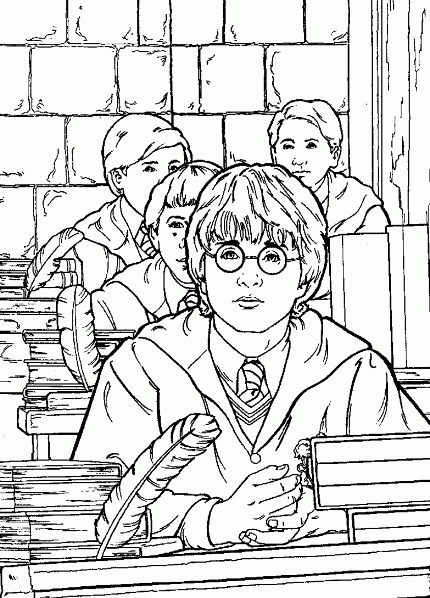 Harry Potter Printable Coloring Pages