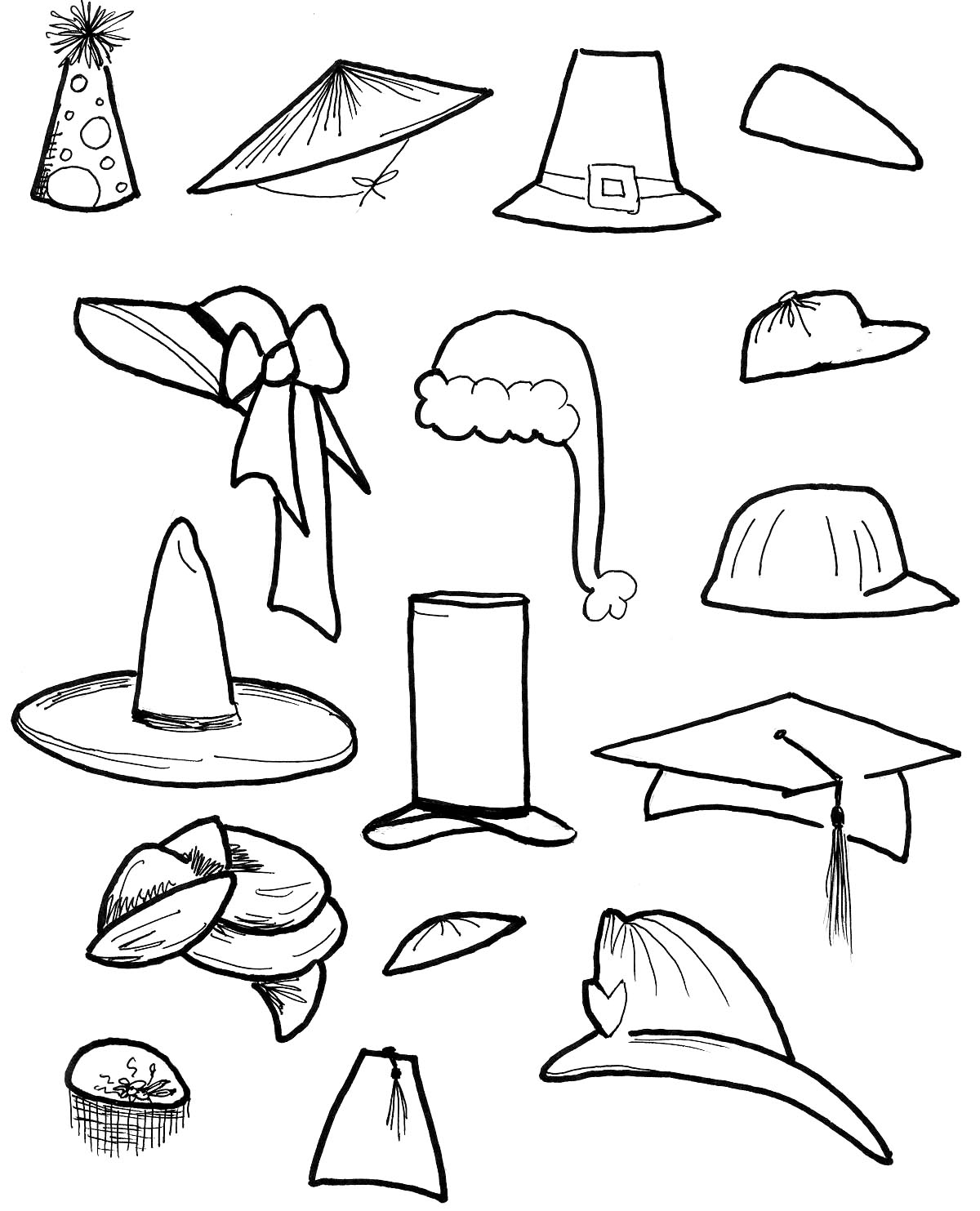 Hat Coloring Pages Best Coloring Pages For Kids